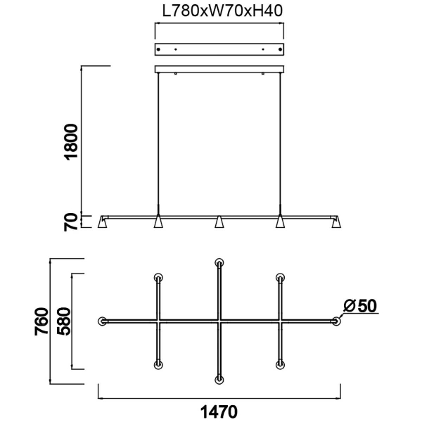 Подвесная люстра Mantra Africa 9408
