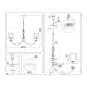 Подвесная люстра Ambrella Light High Light Ceramo Classic LH75024