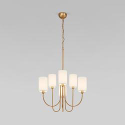 Подвесная люстра Eurosvet Abbey 60164/6 латунь Smart