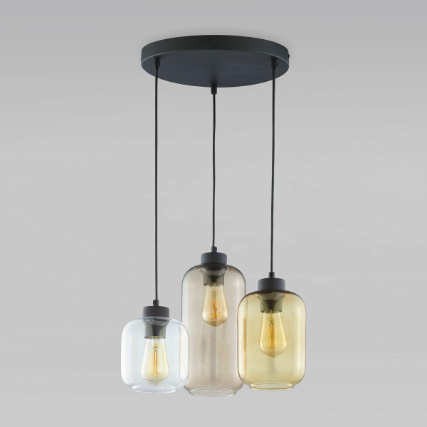 Подвесная люстра TK Lighting 3175 Marco Brown Подвесная люстра TK Lighting 3175 Marco Brown