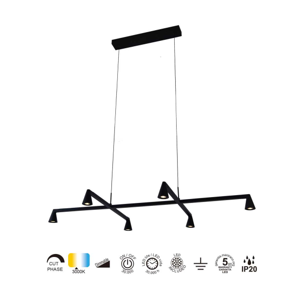 Подвесная люстра Mantra Africa 9409