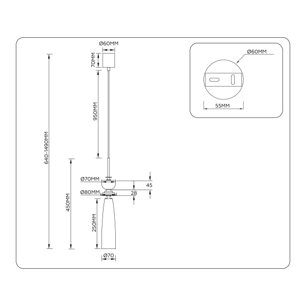 Люстра Ambrella Light HIGH LIGHT LH75365