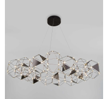 Подвесная светодиодная люстра Eurosvet Uma 90369/15 черный жемчуг