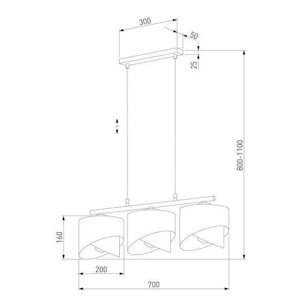 Подвесная люстра TK Lighting 4821 Grant White Подвесная люстра TK Lighting 4821 Grant White