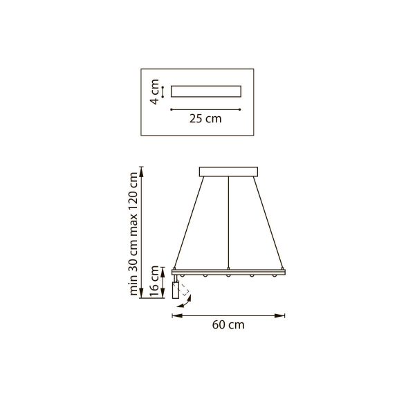 Люстра подвесная Dive Lightstar 740467