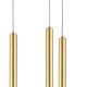 L5T747243 Люстра TUBO LED 25W 1600LM 25G ЗОЛОТО 4000K