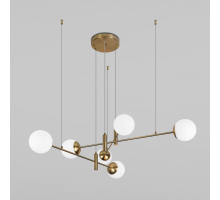 Подвесная люстра Eurosvet Planet 70146/6 латунь Smart