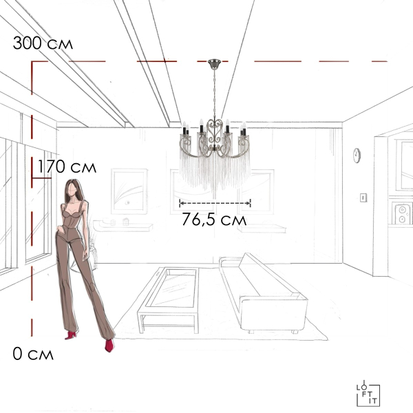 Люстра LOFT IT Wonderland 10405/8 Люстра LOFT IT Wonderland 10405/8