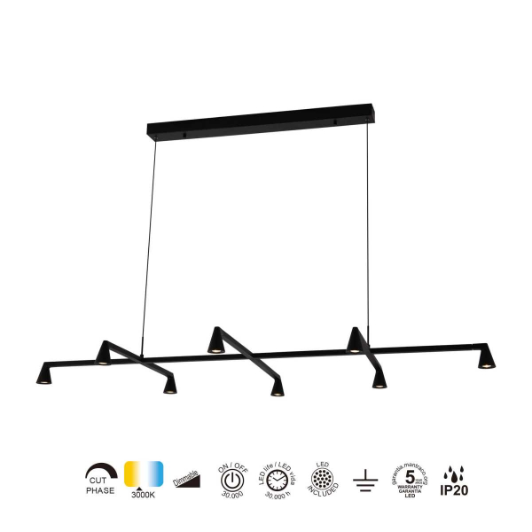 Подвесная люстра Mantra Africa 9408