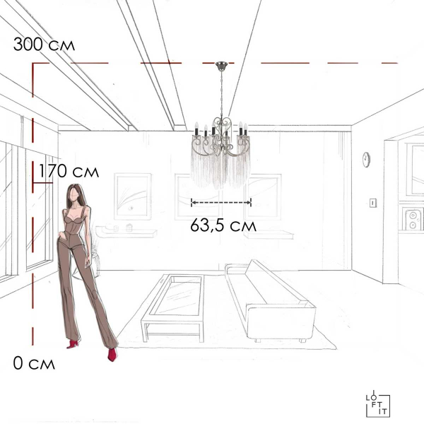 Люстра LOFT IT Wonderland 10405/6 Люстра LOFT IT Wonderland 10405/6