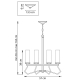 Подвесная люстра Lightstar Flume 723065