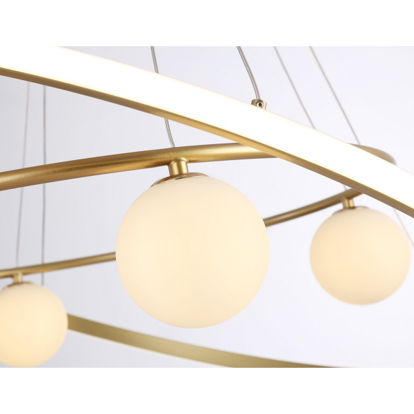 Подвесная светодиодная люстра Ambrella light Comfort LineTech FL66328 Подвесная светодиодная люстра Ambrella light Comfort LineTech FL66328
