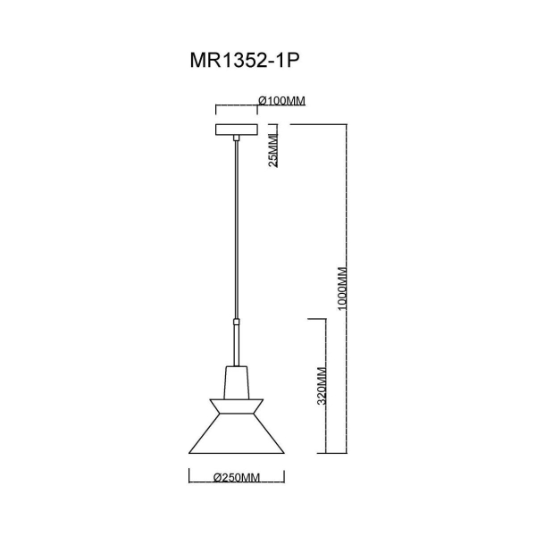 Подвесной светильник MyFar Kristina MR1352-1P