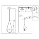Подвесной светильник Ambrella light Traditional Modern TR2599