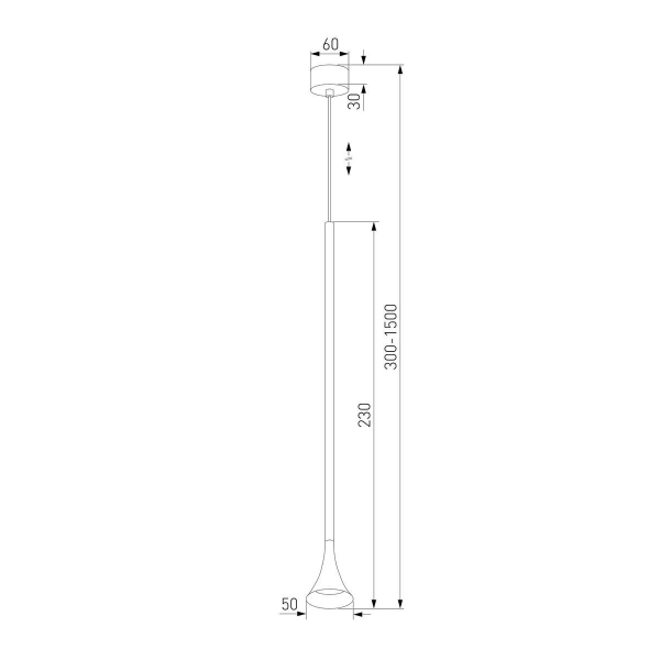 Подвесной светодиодный светильник Elektrostandard Hall 50314 LED a068819