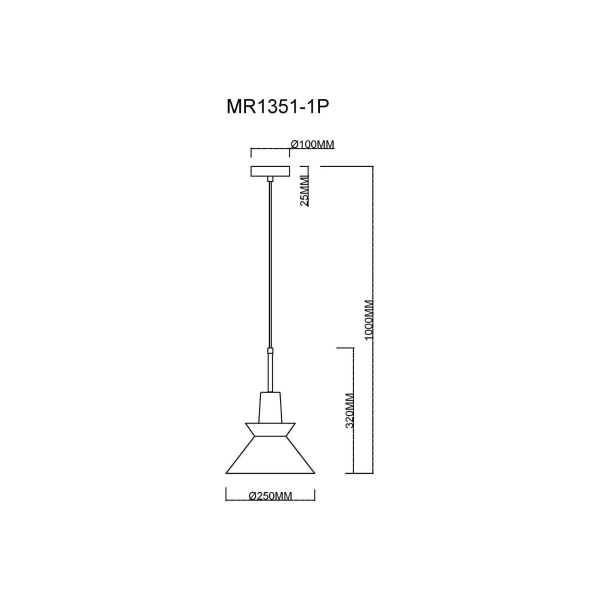 Подвесной светильник MyFar Kristina MR1351-1P