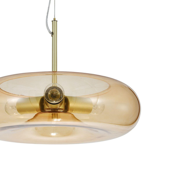 Подвесной светильник Indigo Leggero 11062/3P Amber V000540 Подвесной светильник Indigo Leggero 11062/3P Amber V000540