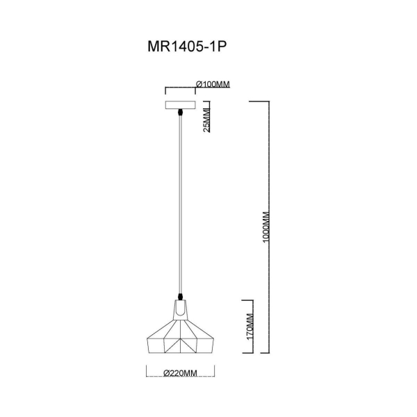 Подвесной светильник MyFar Brigitte MR1405-1P