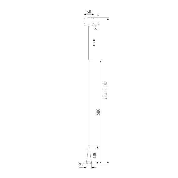 Подвесной светодиодный светильник Elektrostandard Vist 50312 LED a068611