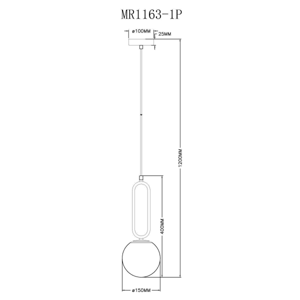 Подвесной светильник MyFar Pierre MR1163-1P