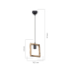Подвесной светильник Toplight Louise TL1613H-01WD