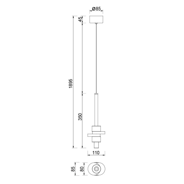 Подвесной светильник Mantra Betty 9425