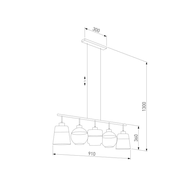 Подвесной светильник TK Lighting 2382 Amber Подвесной светильник TK Lighting 2382 Amber