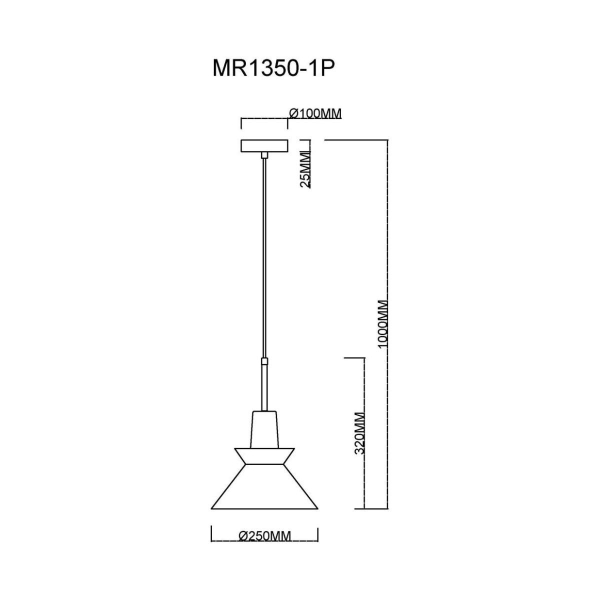 Подвесной светильник MyFar Kristina MR1350-1P