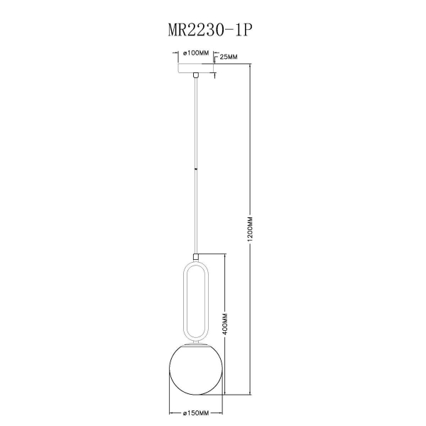 Подвесной светильник MyFar Pierre MR2230-1P