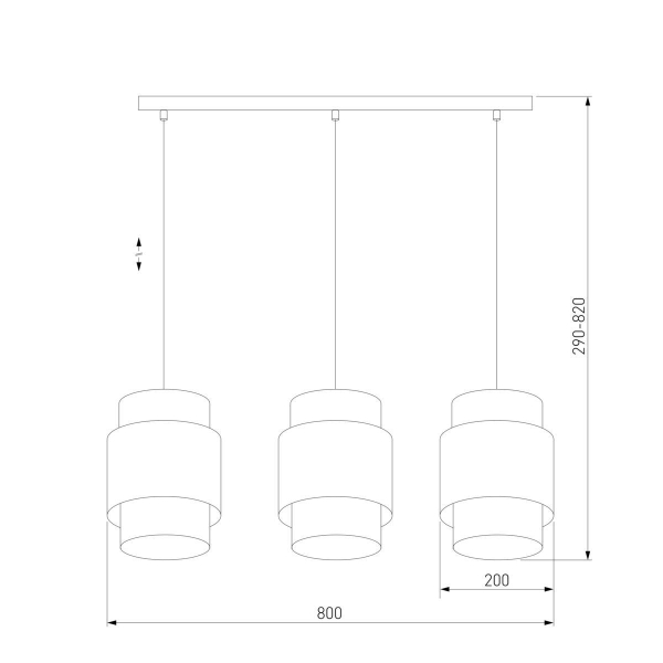 Подвесной светильник TK Lighting 6531 Boho White