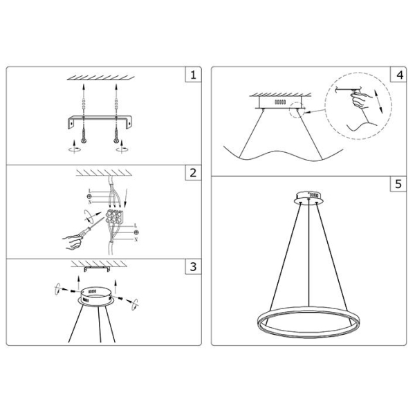 Подвесной светодиодный светильник Kink Light Тор 08214,19A(3000K) Подвесной светодиодный светильник Kink Light Тор 08214,19A(3000K)