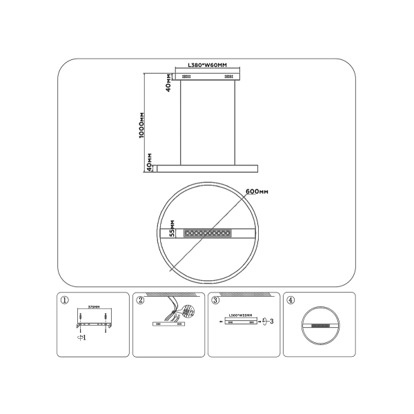 Подвесной светодиодный светильник Ambrella light Comfort LineTech FL51488 Подвесной светодиодный светильник Ambrella light Comfort LineTech FL51488