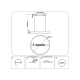 Подвесной светодиодный светильник Ambrella light Comfort LineTech FL51488