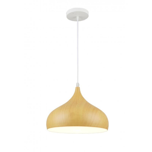 Подвесной светильник IMEX MD.5796-1-P-WT+WOOD Подвесной светильник IMEX MD.5796-1-P-WT+WOOD