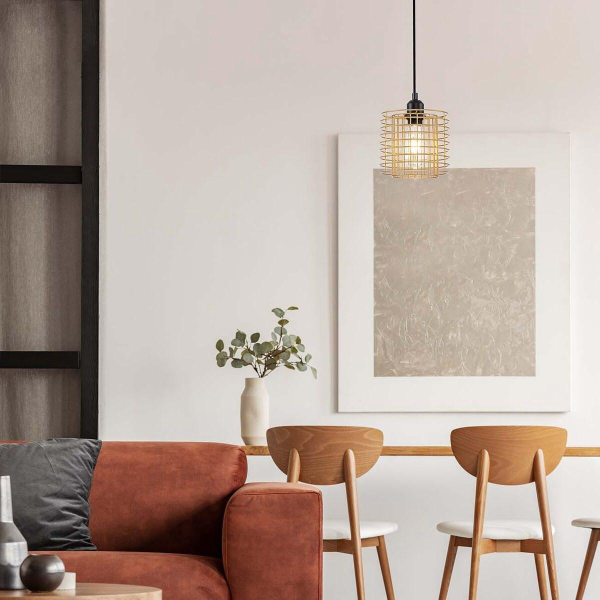 Подвесной светильник Escada Grid 10190/1S Gold Подвесной светильник Escada Grid 10190/1S Gold