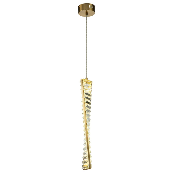 Подвесной светодиодный светильник Indigo FRIZZANTE 12015/1P Brass V000043L Подвесной светодиодный светильник Indigo FRIZZANTE 12015/1P Brass V000043L