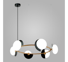 Подвесной светильник Eurosvet Moity 70150/6 черный/латунь Smart