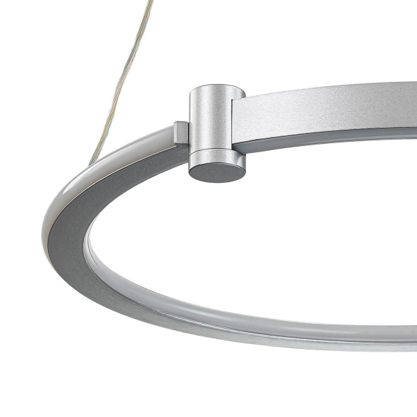 Подвесной светодиодный светильник Indigo Circolato 14015/1P Silver V000078L Подвесной светодиодный светильник Indigo Circolato 14015/1P Silver V000078L