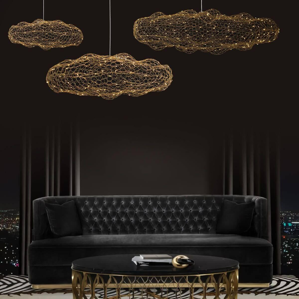 Подвесной светодиодный светильник Loft IT Cloud 10247/700 Gold