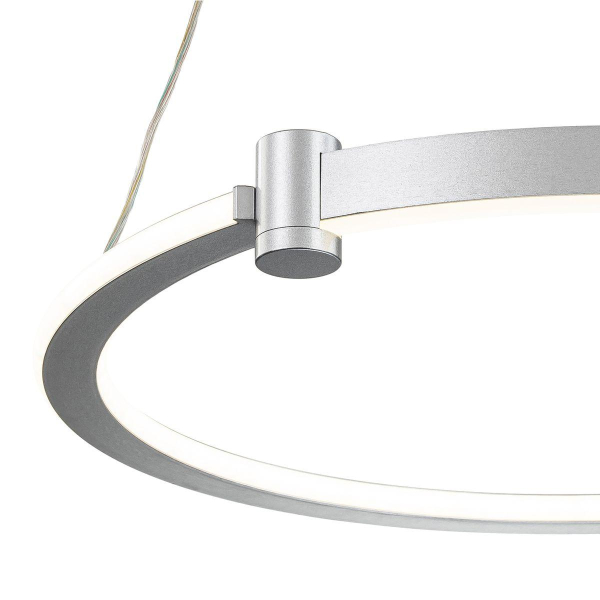 Подвесной светодиодный светильник Indigo Circolato 14015/1P Silver V000078L Подвесной светодиодный светильник Indigo Circolato 14015/1P Silver V000078L