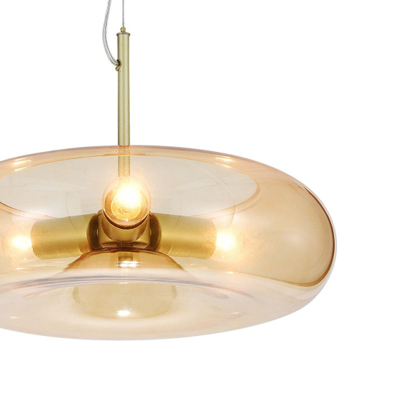 Подвесной светильник Indigo Leggero 11062/3P Amber V000540 Подвесной светильник Indigo Leggero 11062/3P Amber V000540