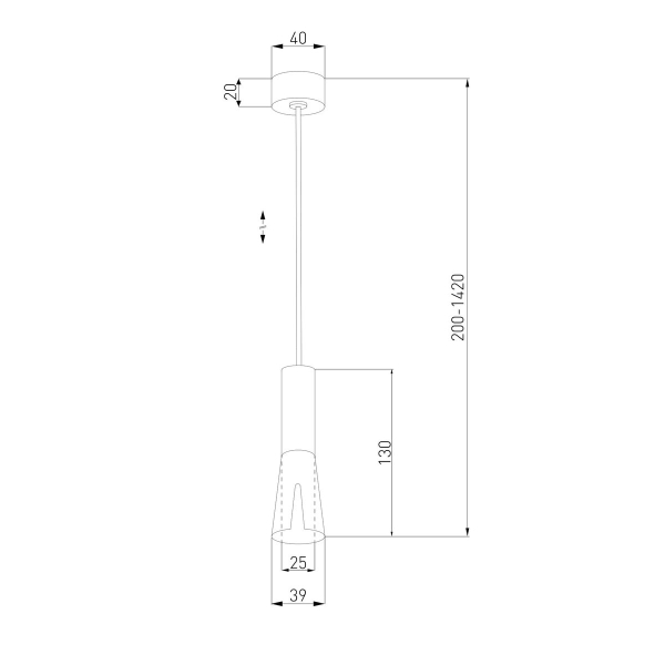 Подвесной светодиодный светильник Elektrostandard Pino 50311 LED a067971