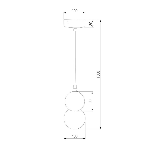 Подвесной светильник Eurosvet Polar 50250/1 LED серый