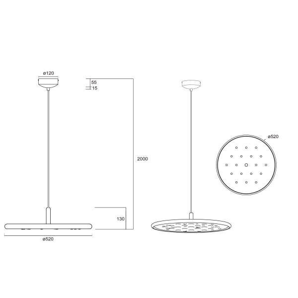 Подвесной светильник Mantra Acustic 9441