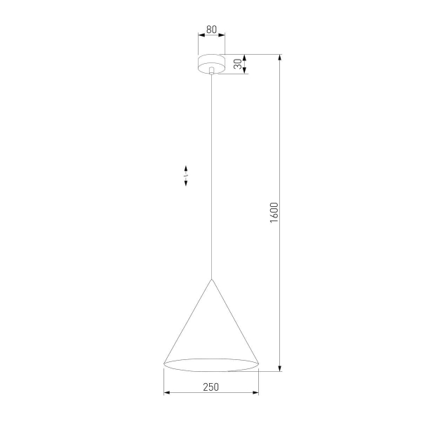 Подвесной светильник TK Lighting 10077 Cono Подвесной светильник TK Lighting 10077 Cono