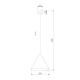 Подвесной светильник TK Lighting 10077 Cono