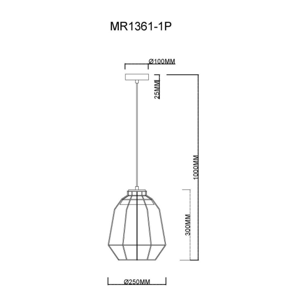 Подвесной светильник MyFar Hill MR1361-1P