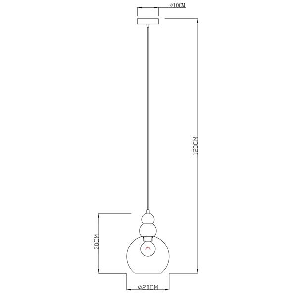 Подвесной светильник Deko-Light Diphda 342119