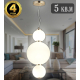 Подвесной светодиодный светильник Natali Kovaltseva Loft Led Lamps 81100/3C Gold White