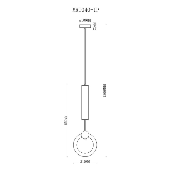 Подвесной светильник MyFar Covey MR1040-1P